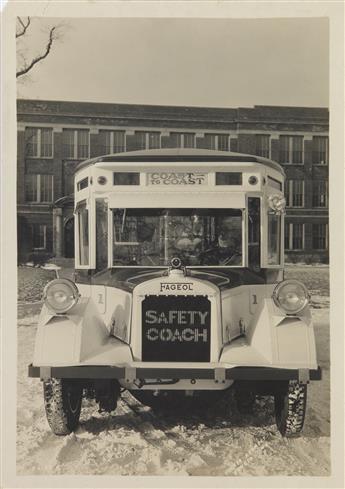 (TRANSPORTATION--BUSES AND TRUCKS) Approx. 105 photos depicting a variety of transportation methods, from tourist buses to trucks.